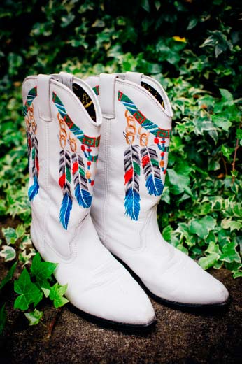 Western themed wedding in Yorkshire