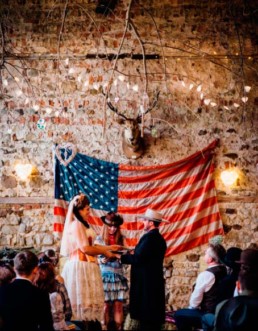 Western themed wedding in Yorkshire