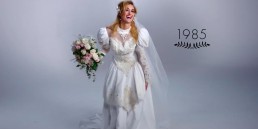 100 years of wedding gowns