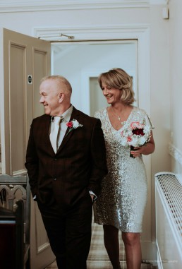 Bride and groom at York Registry Office