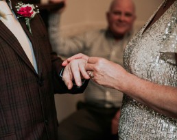 Wedding ceremony at York Registry Office